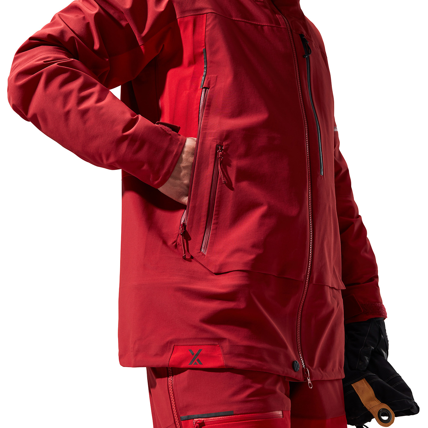 Damen Berghaus Rot