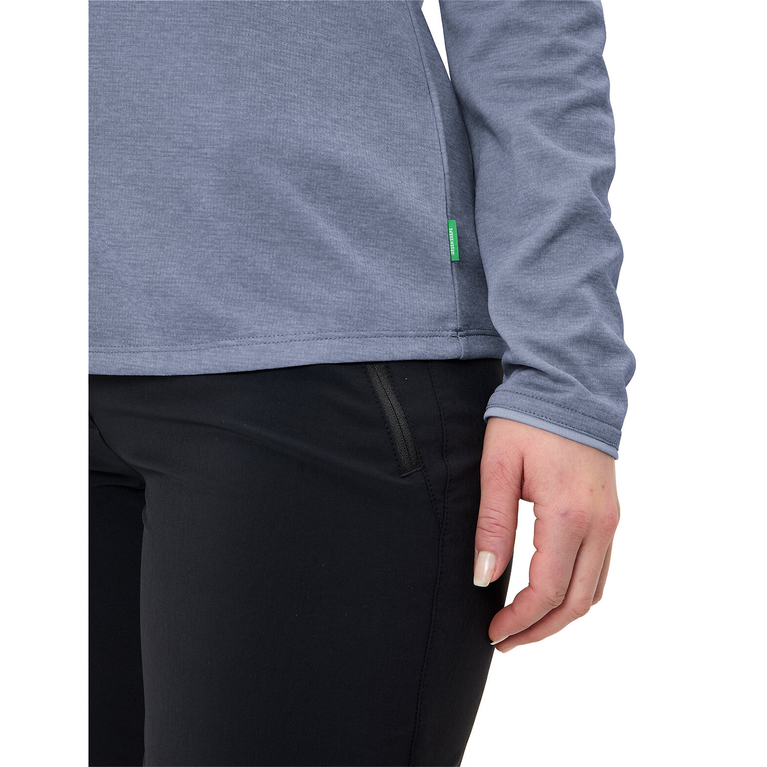 Damen Vaude Grau Wo Essential LS T-Shirt 063 38 Shirt