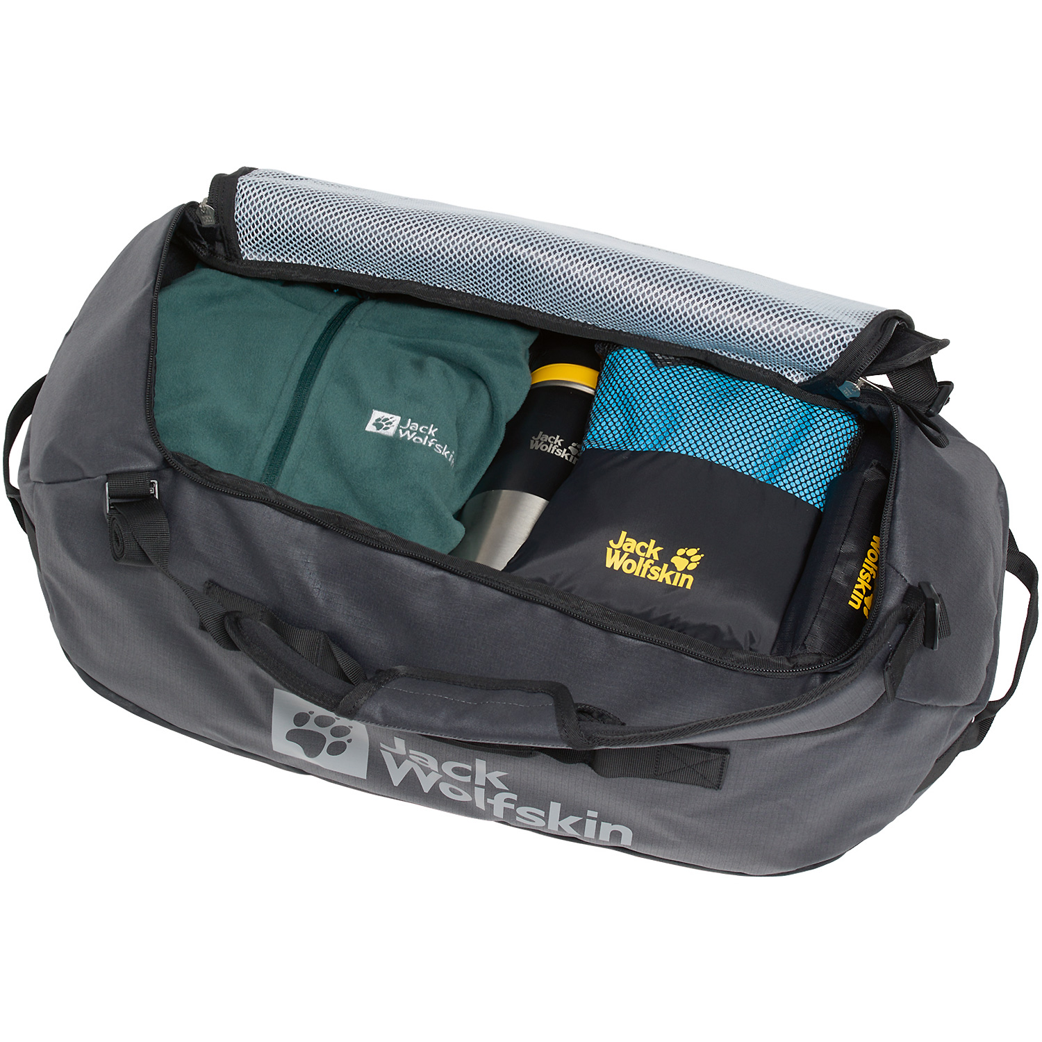 Unisex Jack Wolfskin Grau ALL-IN DUFFLE 45 6350 - Fahrradtasche