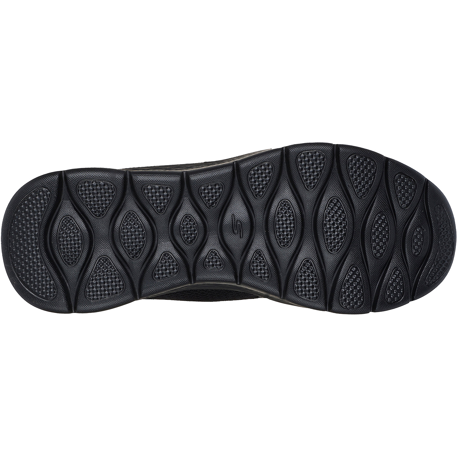 Herren Skechers Schwarz SLIP-INS - CLOSED KNIT MESH BUNGEE Slipper