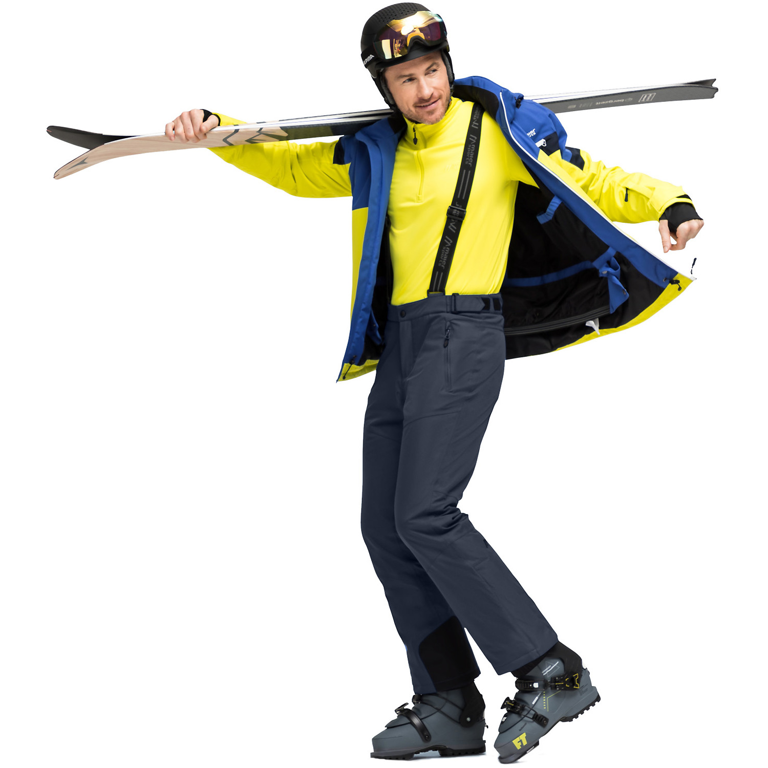 Herren Maier Sports Dunkelgrau