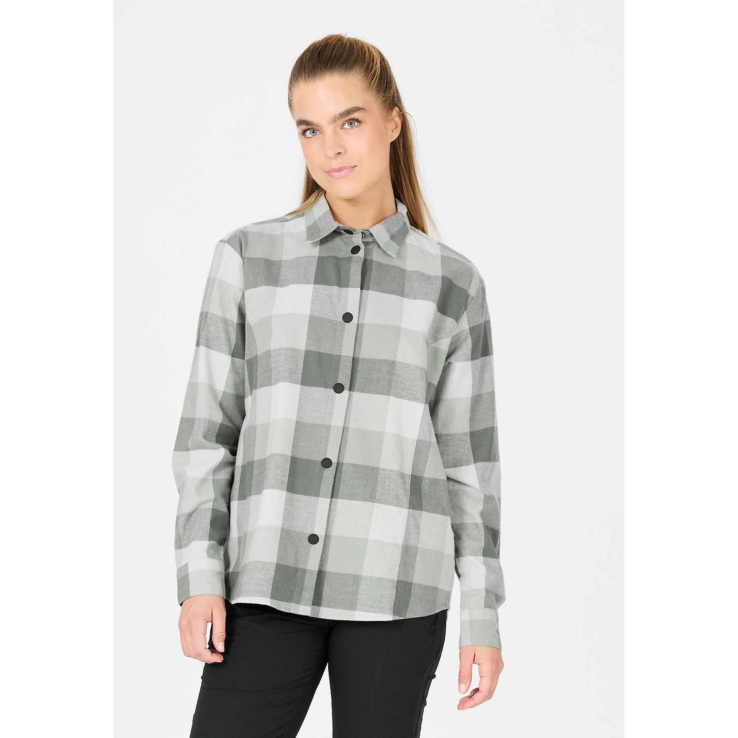 Damen Whistler Grau Riglet W Chequered Shirt 3103 42 Hemd
