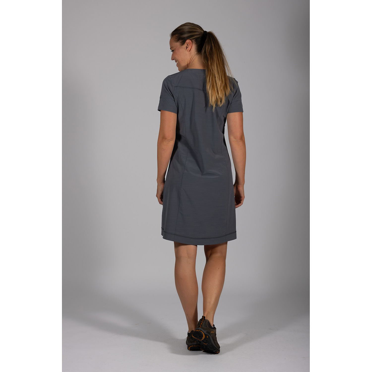 Damen Maul Sport Dunkelgrau Welschnofen fresh - Kleid elas 10 38 Kleid
