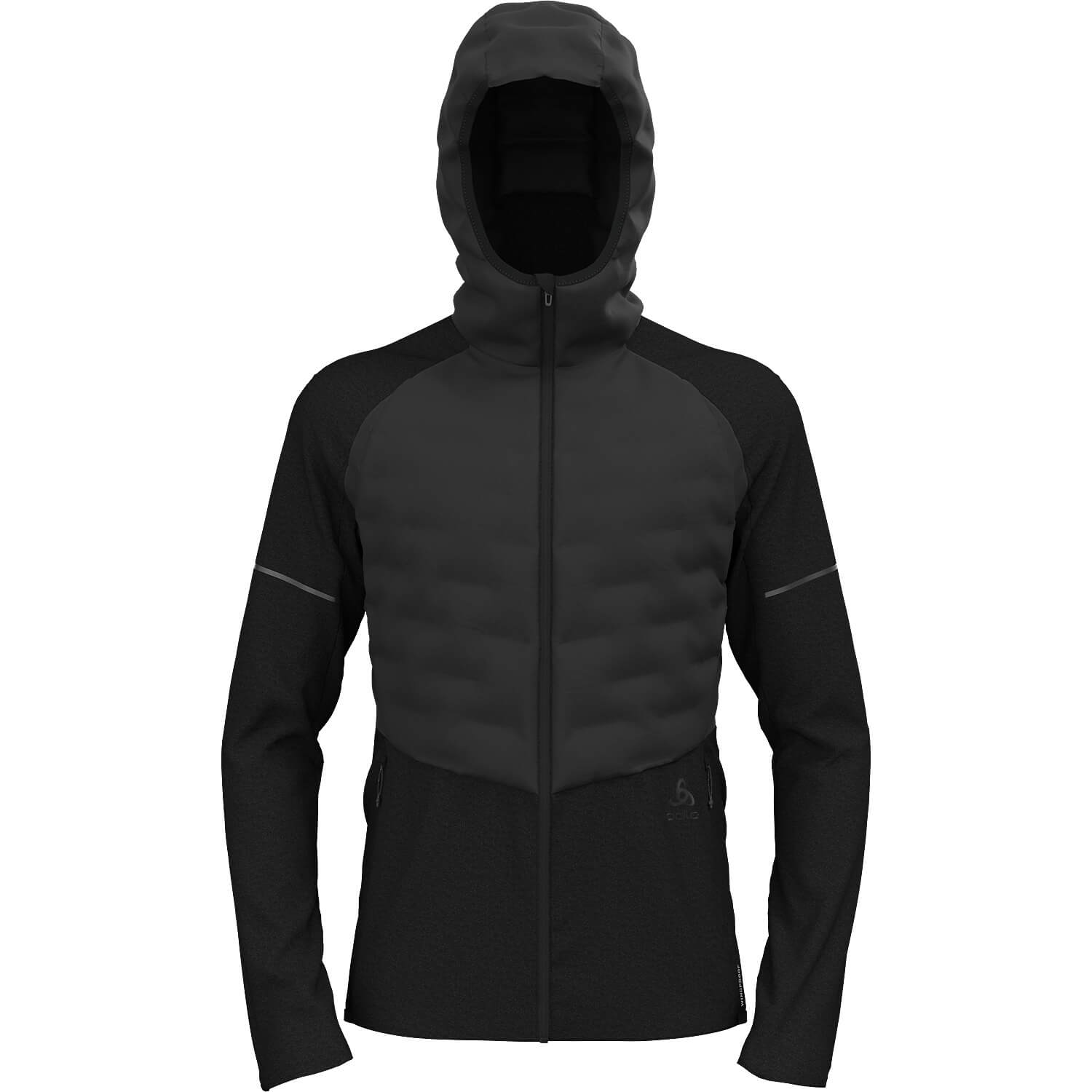 Herren Odlo Schwarz ZEROWEIGHT INSULATOR 15000 S Funktionsjacke