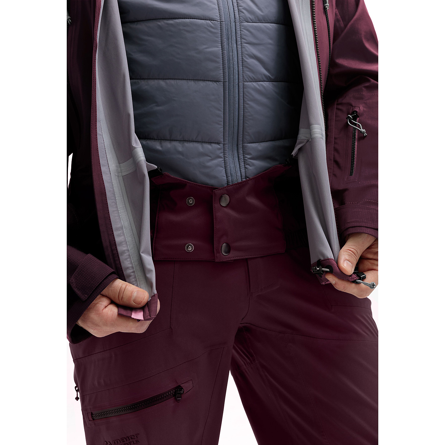 Herren Maier Sports Lila Marsicano 3lg M20318 58 Funktionsjacke