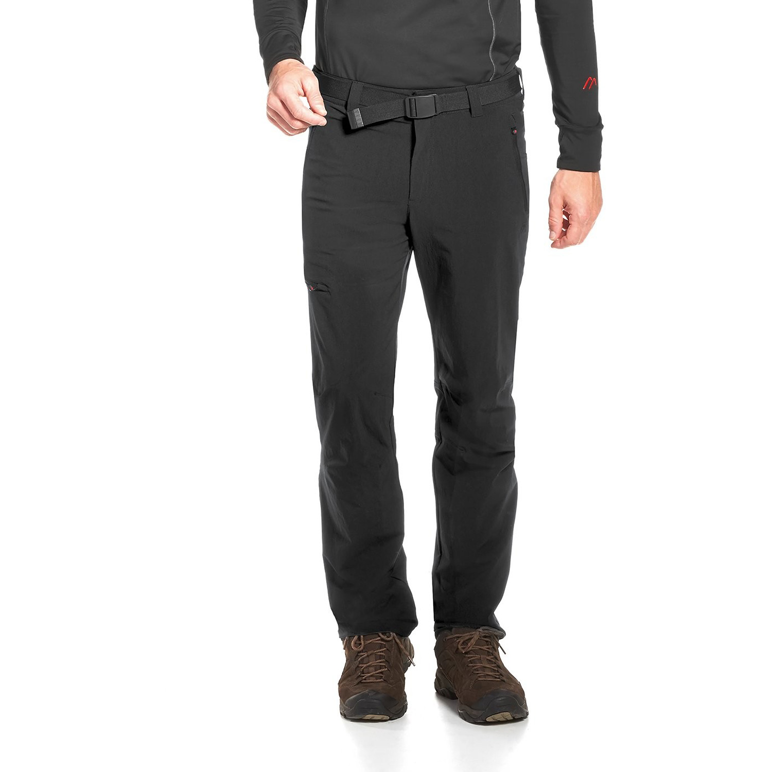 Herren Maier Sports Schwarz Oberjoch He-Hose lining el. 900 62 Hose
