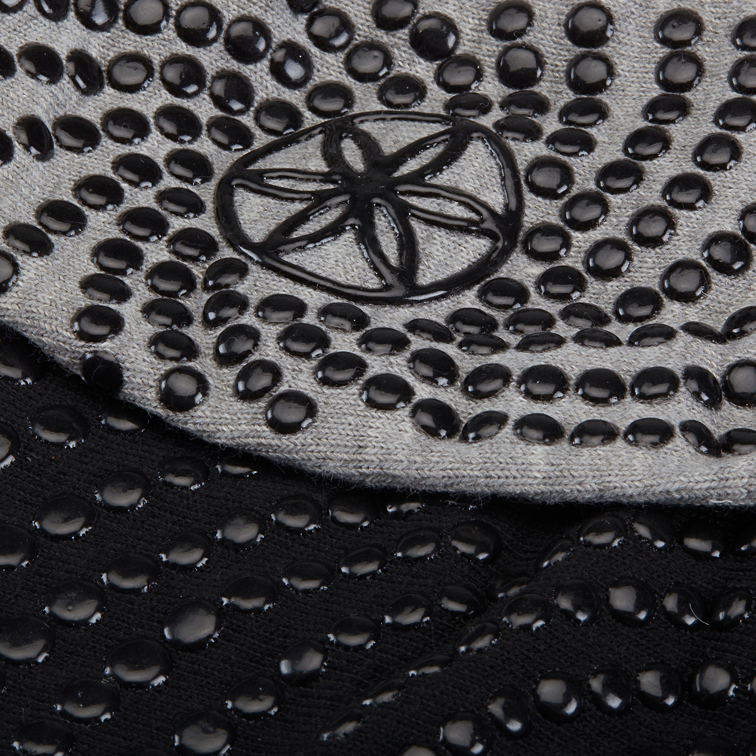 Damen Gaiam Schwarz GRIPPY YOGA SOCKS DOVETAIL 2PK - YOGA SOCKEN Socken