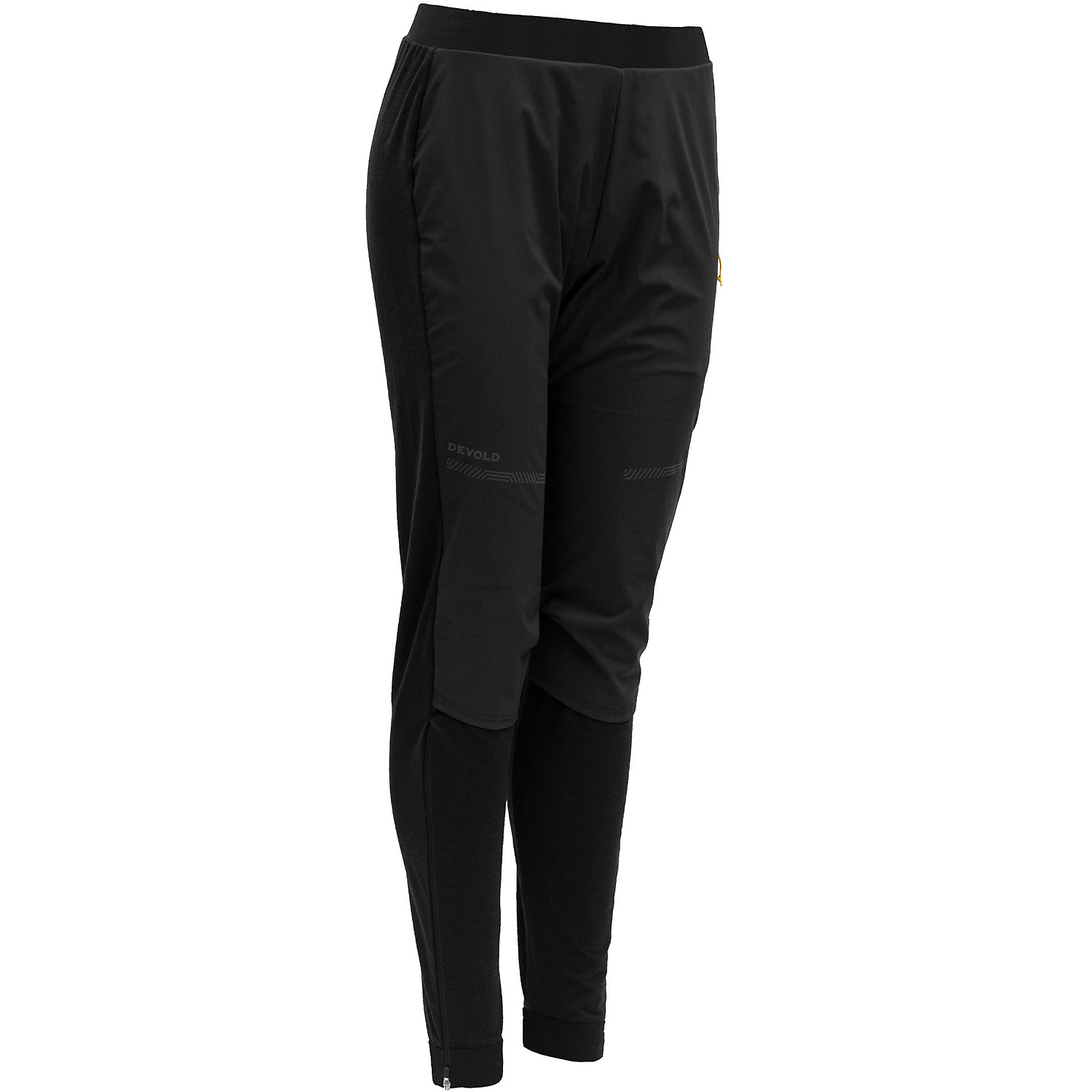 Damen Devold Schwarz RUNNING COVER WOMAN PANTS