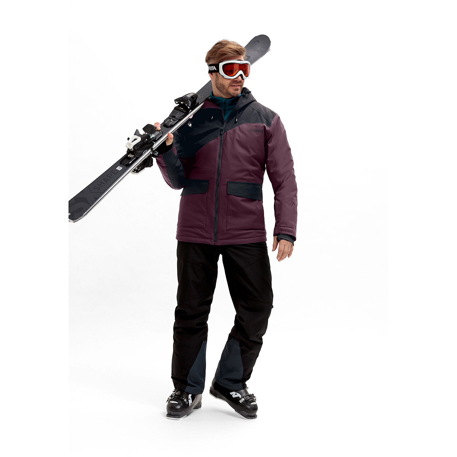 Herren Maier Sports Lila Ovindoli M M20338 62 Funktionsjacke