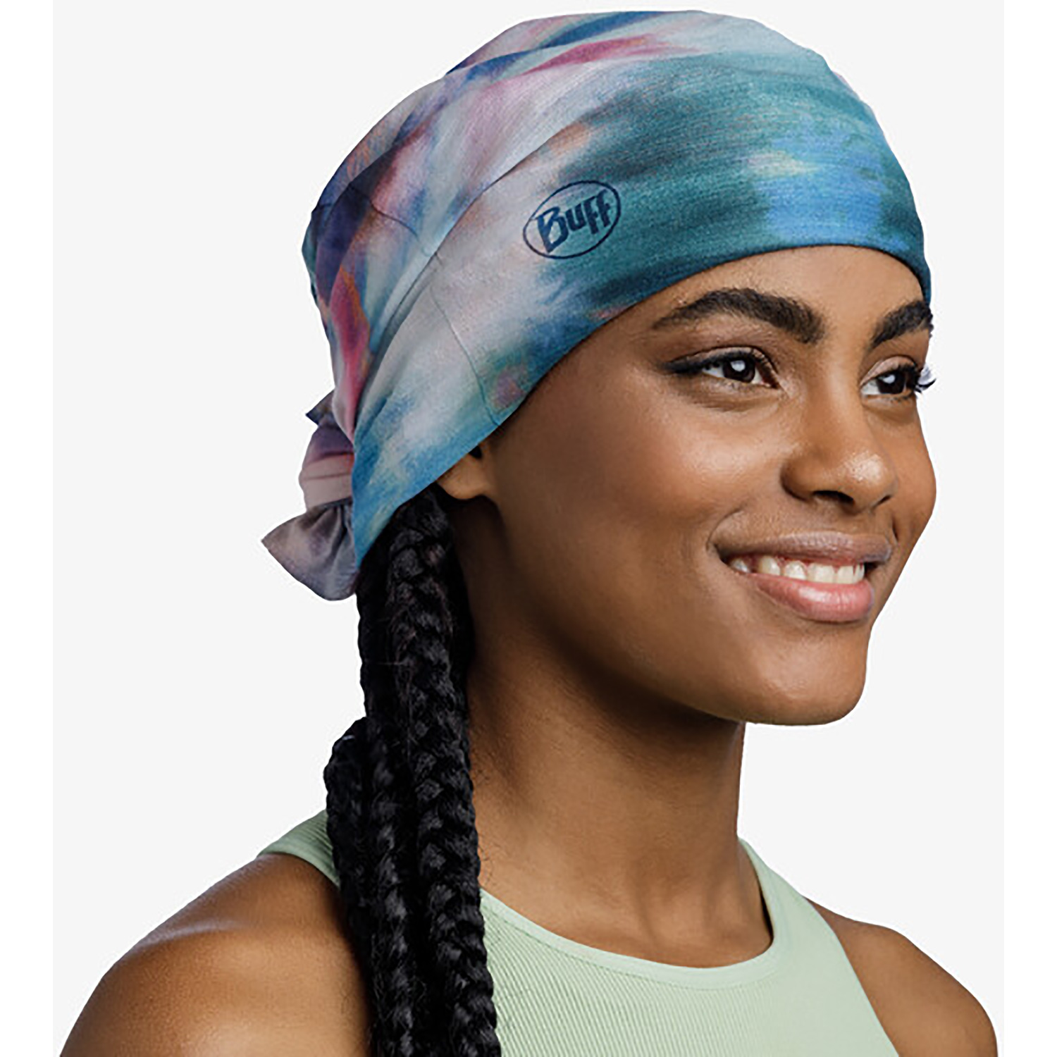 Unisex Buff Schwarz Coolnet UV Schal
