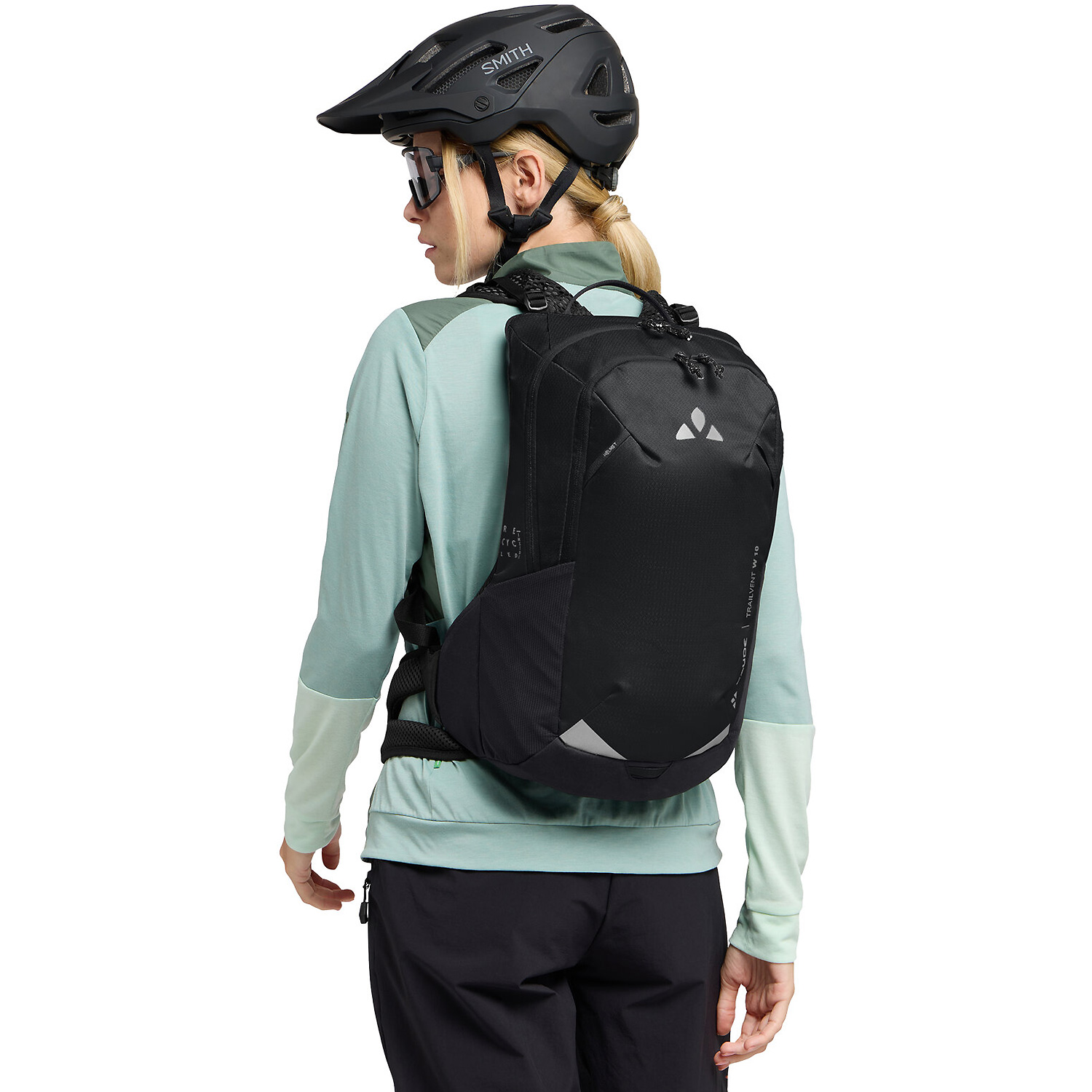 Unisex VauDe Schwarz Wo Trailvent 10 Rucksack