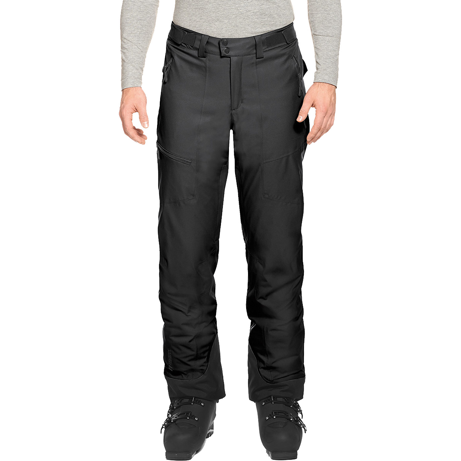 Herren Maier Sports Schwarz He-Midlayerjacke - Ulva Jacket M 905 54 Unterjacke
