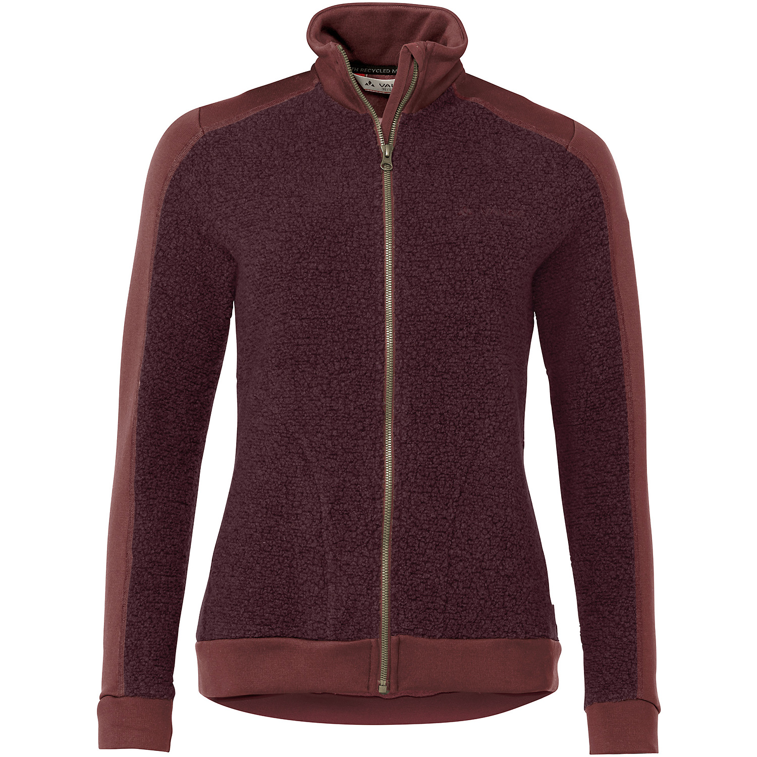 Damen VauDe Braun Wo Skomer Wool Fleece Jacket 261 42 Unterjacke