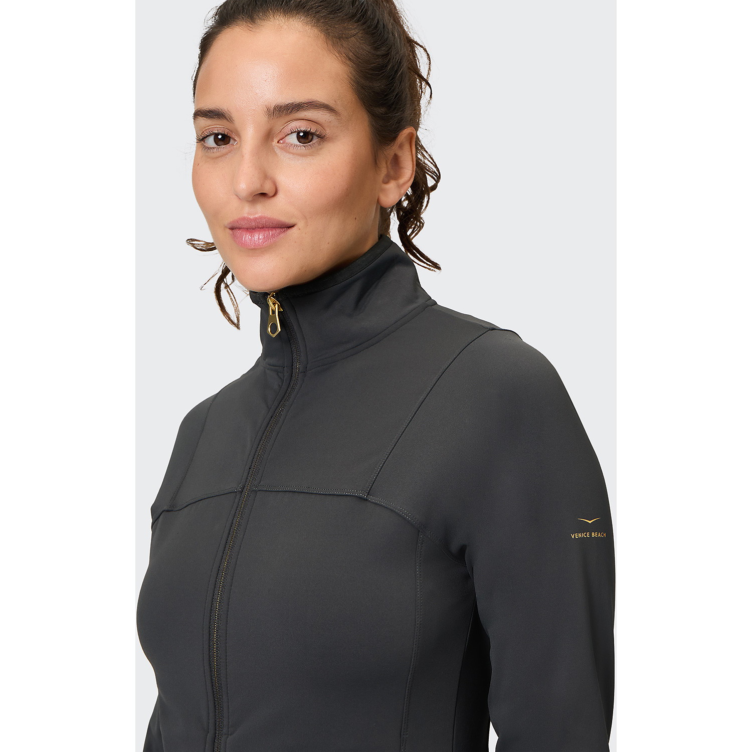 Damen Venice Beach Schwarz VB_Beven 1117 Jacket Unterjacke