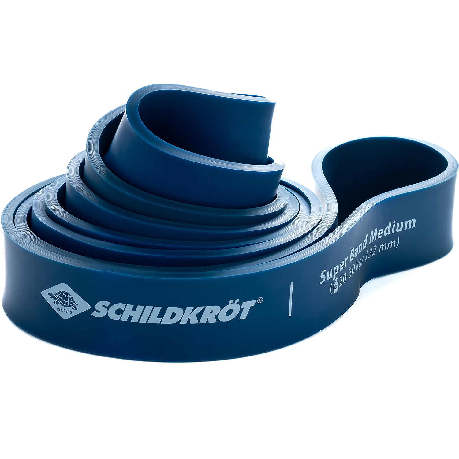 Unisex Schildkröt FITNESS wie abgebildet SUPER BAND Medium 32mm blue, 1 Widerstandsband, in 4C Box 000 - Kleingerät