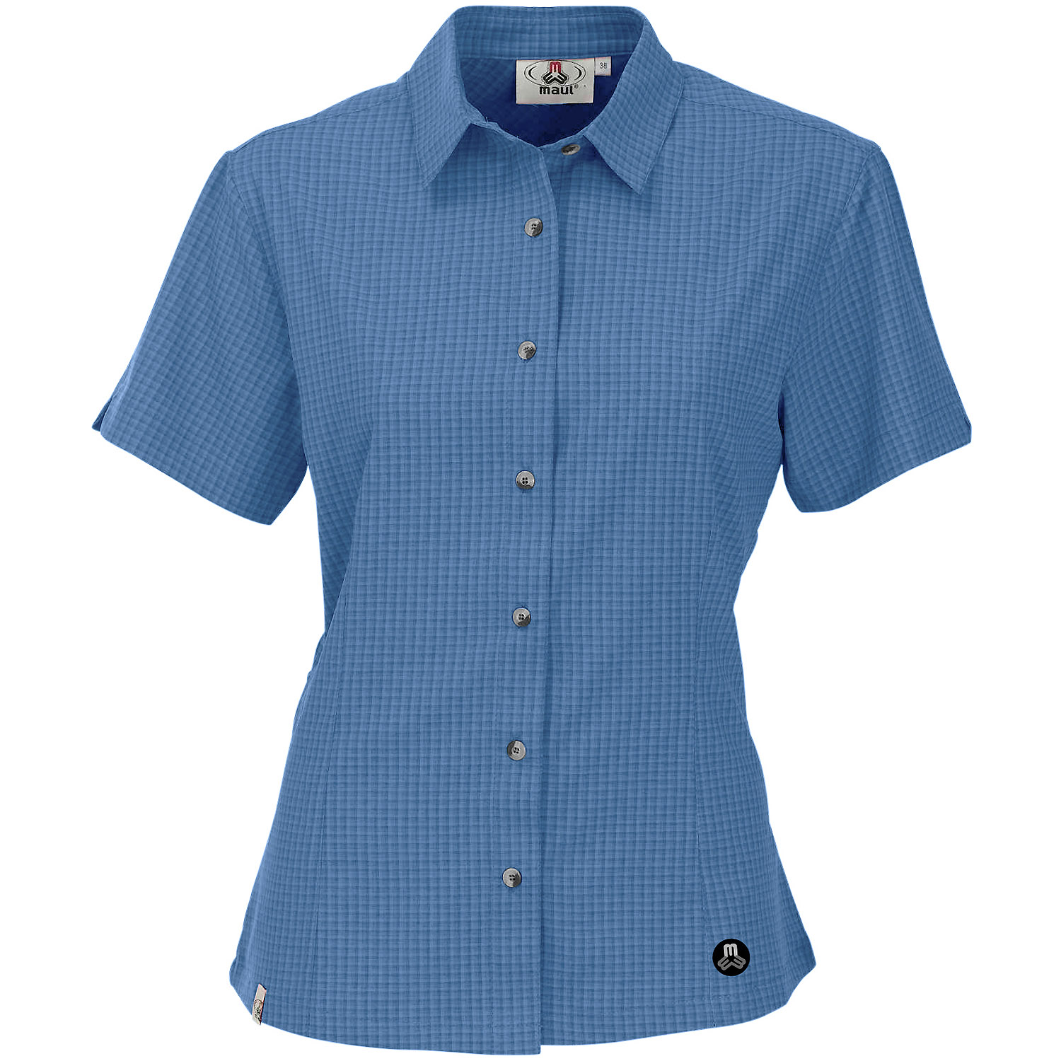Damen Maul Sport Hellblau Halserspitze II-1/2 Bluse elas 89 48 Bluse
