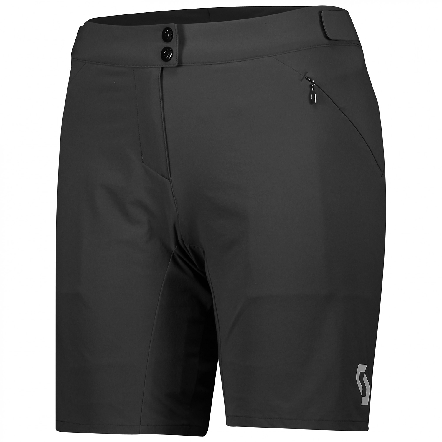 Damen Scott Schwarz SCO Shorts W's Endurance ls/fit w/pad 0001 S Short