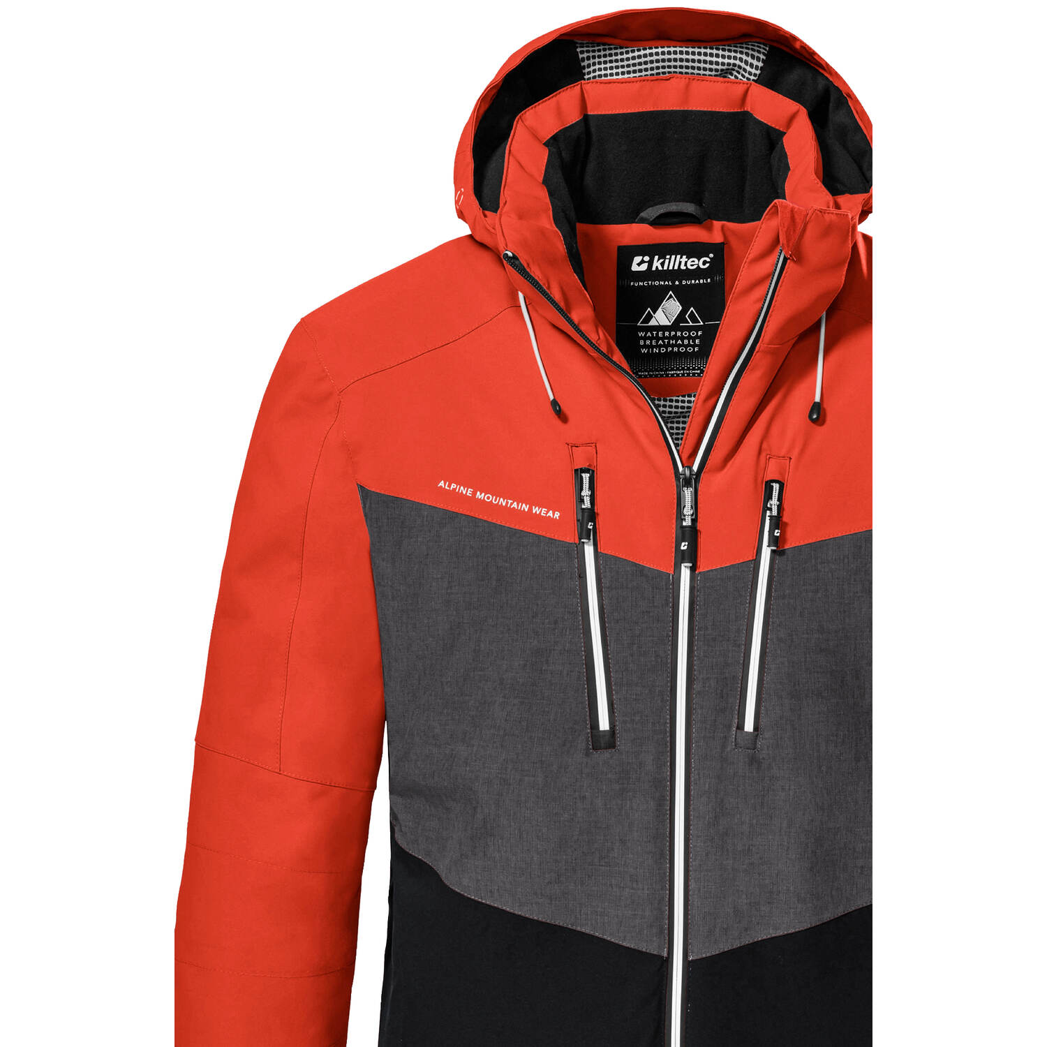 Herren killtec Dunkelorange
