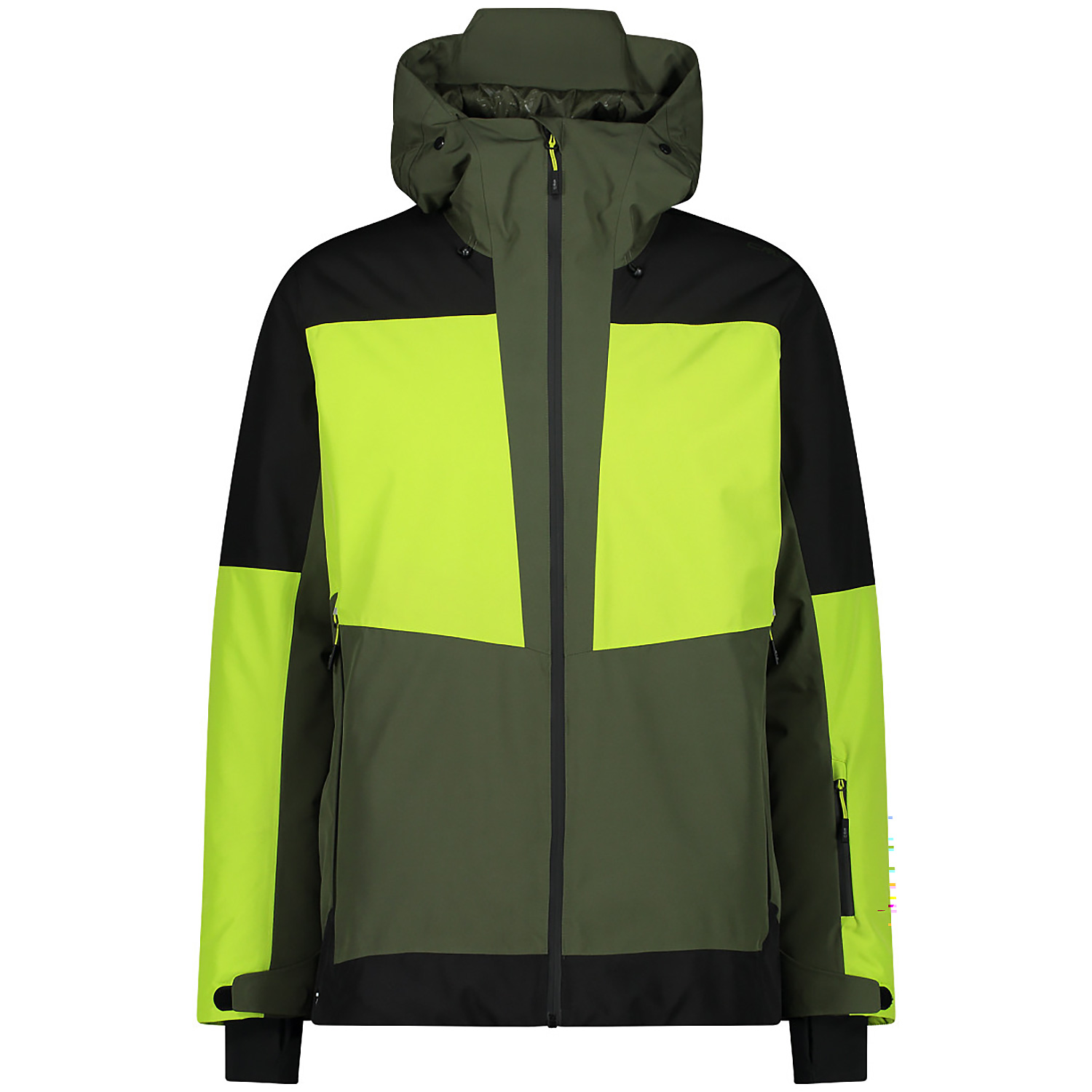 Herren CMP Grün MAN JACKET FIX HOOD E319 56 Jacke