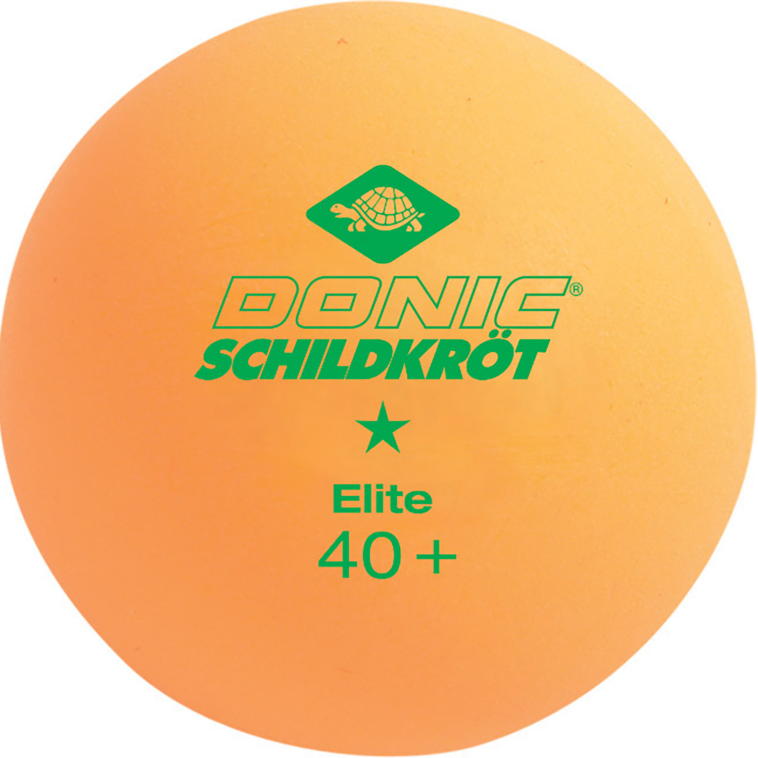Unisex Schildkröt wie abgebildet TT-Ball 1-Stern ELITE POLY 40+, mixed 3 white/ 3 orange 000 - Ball