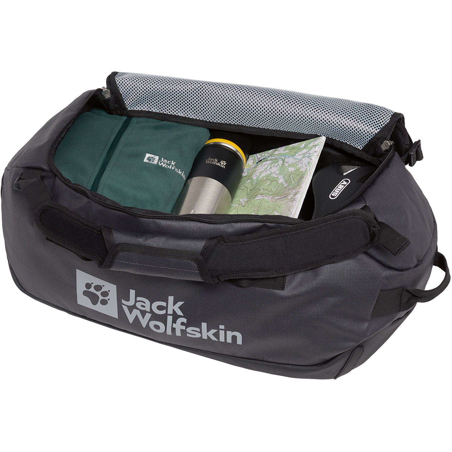 Unisex Jack Wolfskin Grau ALL-IN DUFFLE 35 6350 - Fahrradtasche
