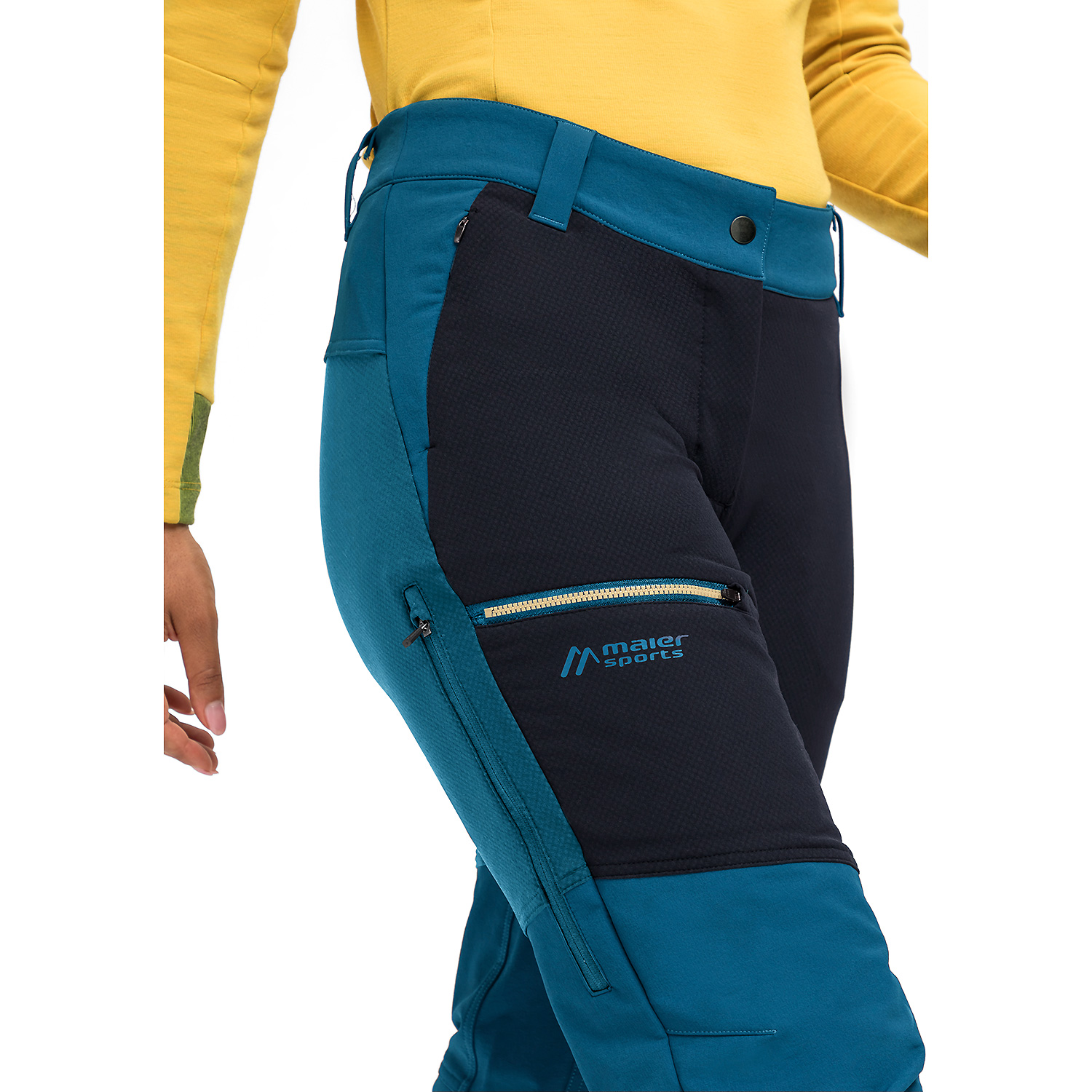 Damen Maier Sports Petrol Adakit M He-Hose el. Softsh. 367 23 Hose