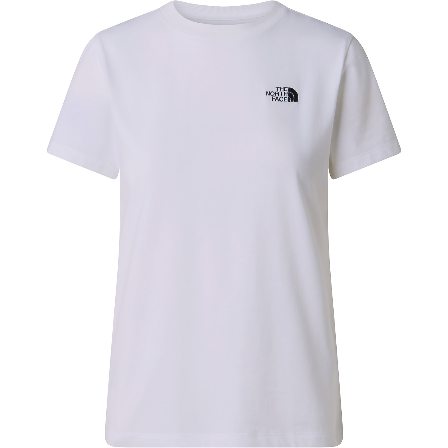 Damen The North Face Weiß W EVOLUTION SIMPLE DOME SLM SHORT SLEEVE Shirt