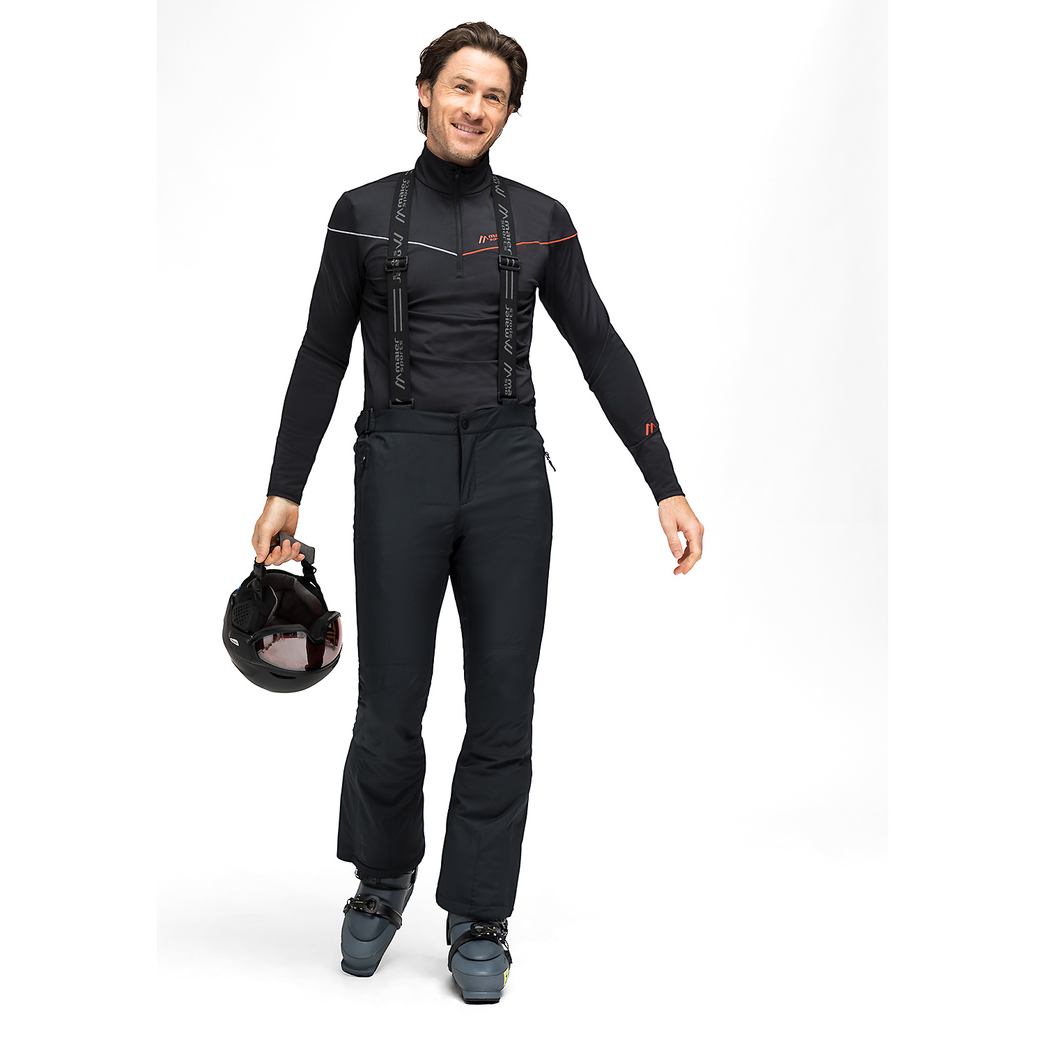 Herren Maier Sports Schwarz