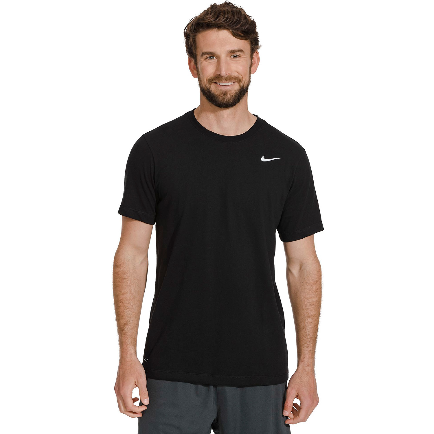 Herren Nike Schwarz M NK DF TEE DFC CREW SOLID 063 L Shirt