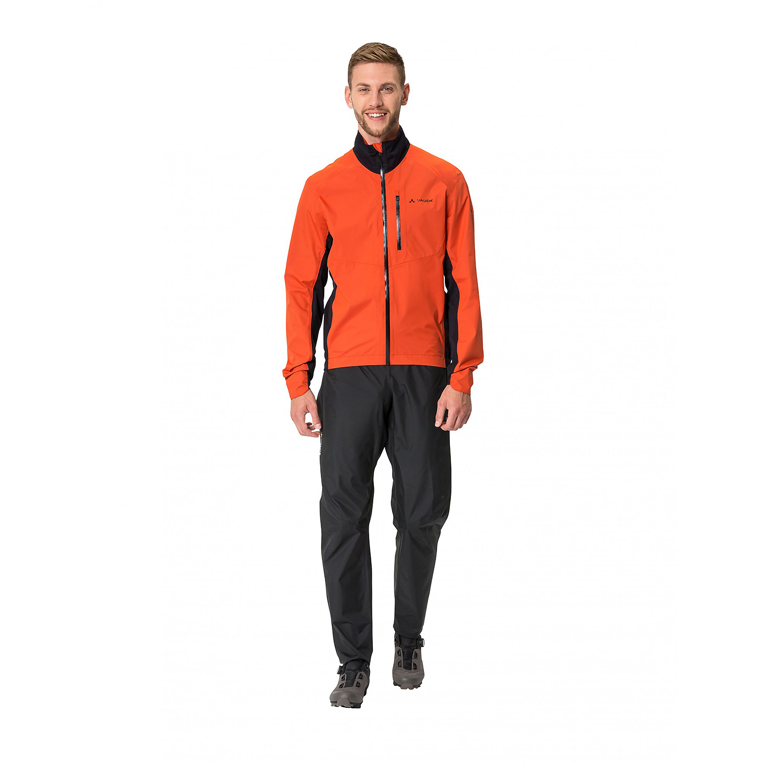 Herren VauDe Rot Me Kuro Rain Jacket 281 L Funktionsjacke