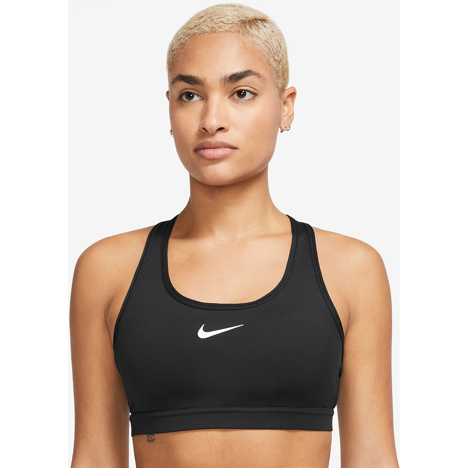 Damen Nike Schwarz W NK ONE DF FZ HOODIE LBR 010 XXL Unterjacke
