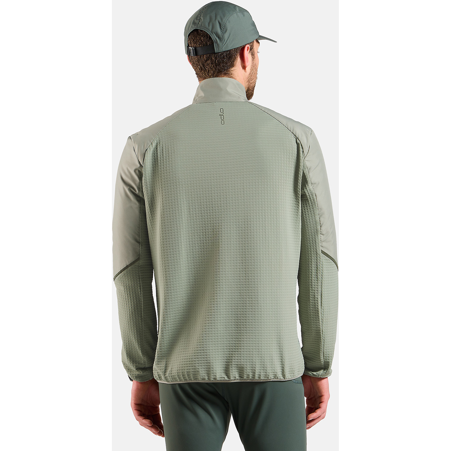 Herren Odlo Dunkelgrau ESSENTIAL INSULATOR HYBRID Funktionsjacke