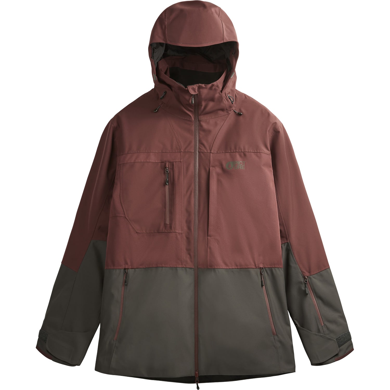 Herren Picture Braun M TRACK JACKET