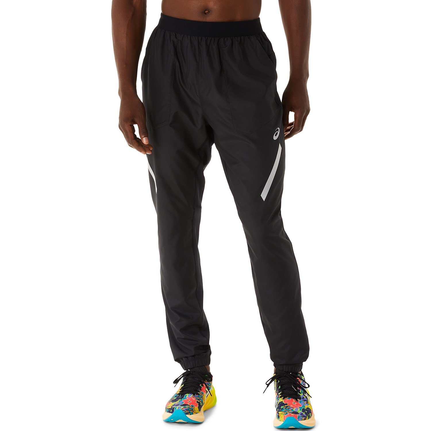 Herren Asics Schwarz LITE-SHOW PANT Hose