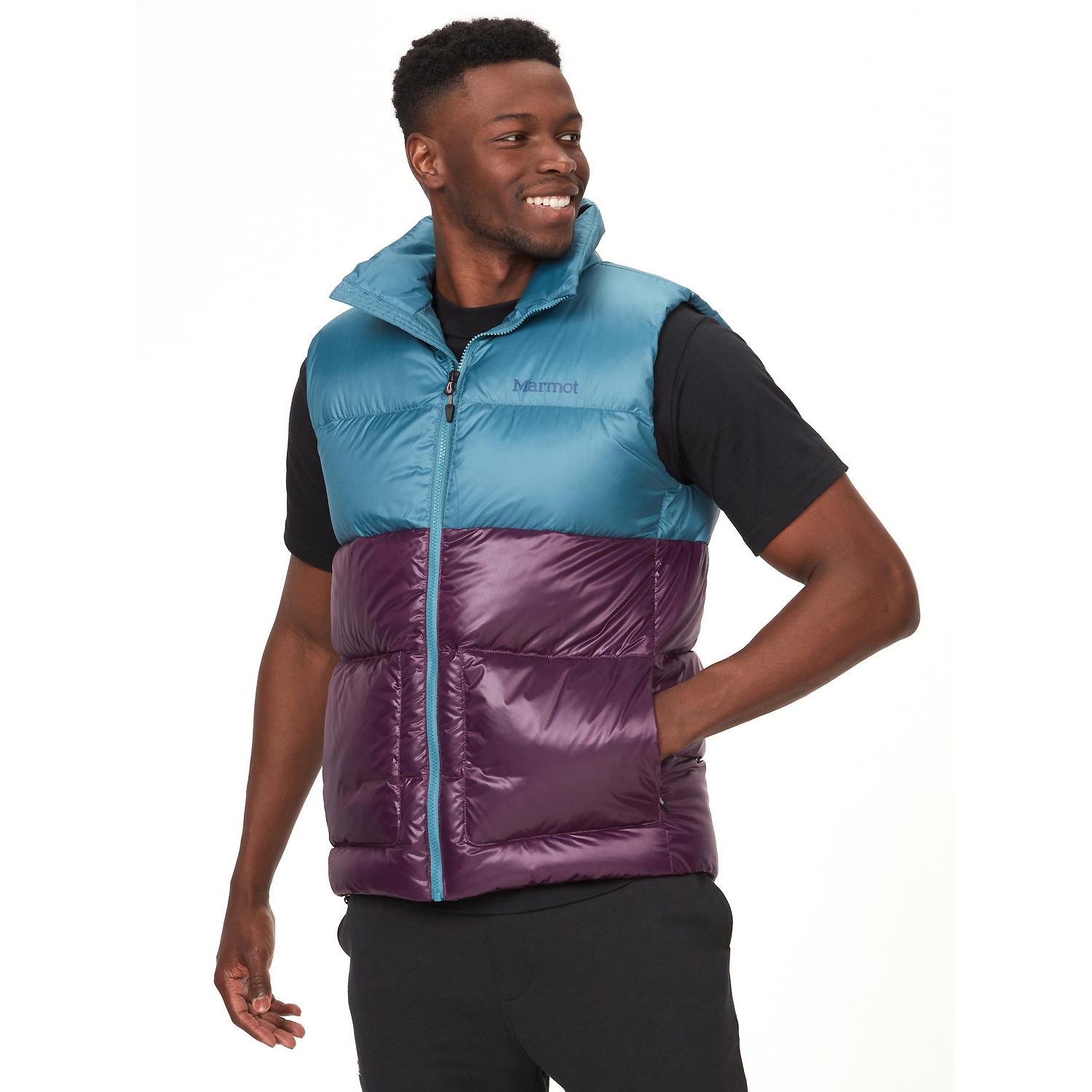 Herren Marmot Blau M GUIDES DOWN VEST