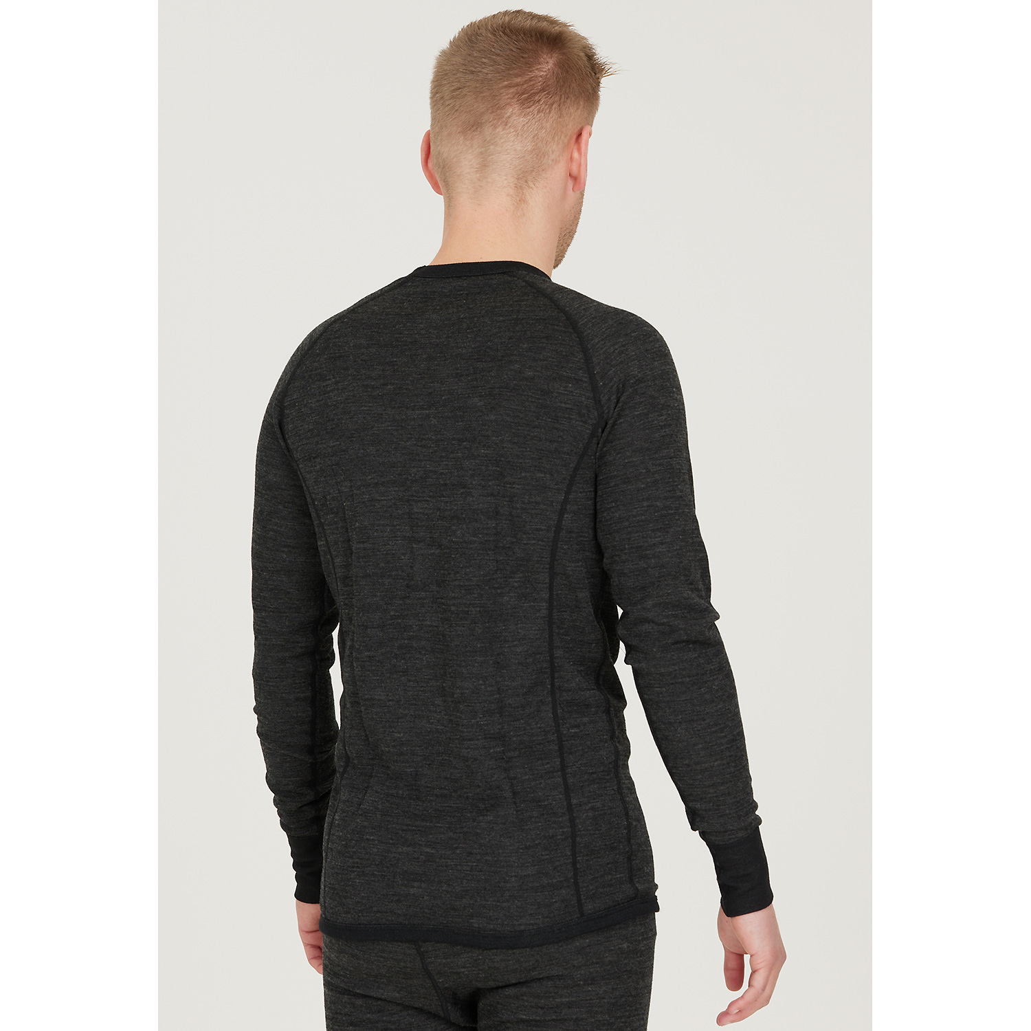 Herren Whistler Dunkelgrau Bradley M Merino Wool Baselayer Top 1011 XL Unterhemd