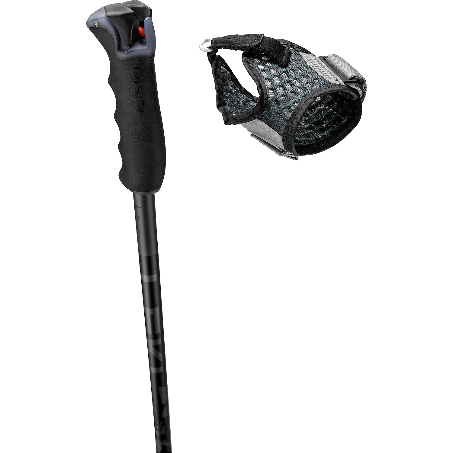 Herren Leki Tannengrün Detect S 610 130 Alpin-Skistock