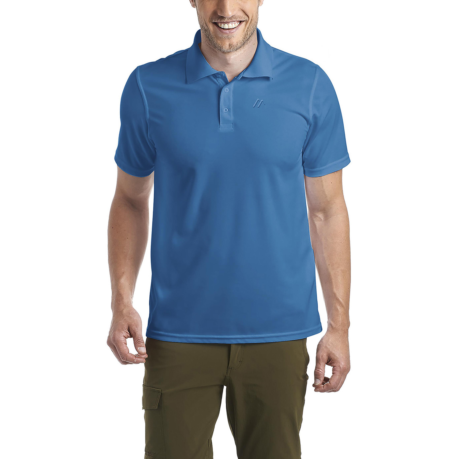 Herren Maier Sports Royal Blau Ulrich He-Polo 1/2 Arm 108 7XL Polo