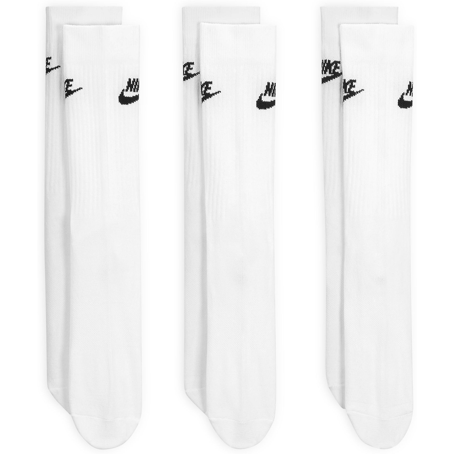 Herren Nike Weiß U NK NSW EVERYDAY ESSENTIAL CR 100 L Socken