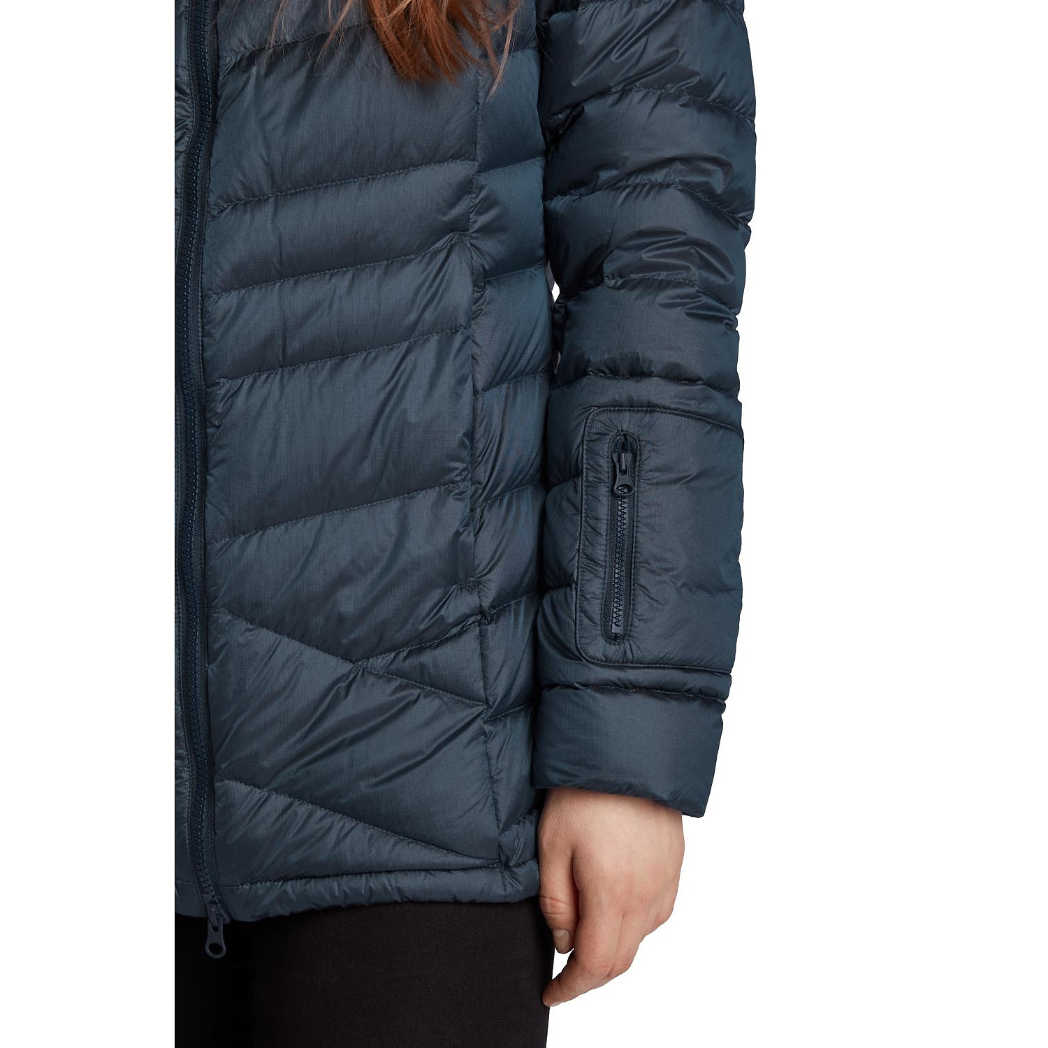 Damen Y by Nordisk Indigo WOMAN JACKET ZIP HOOD DETACHBLE INN.JACKET M916 42 Jacke