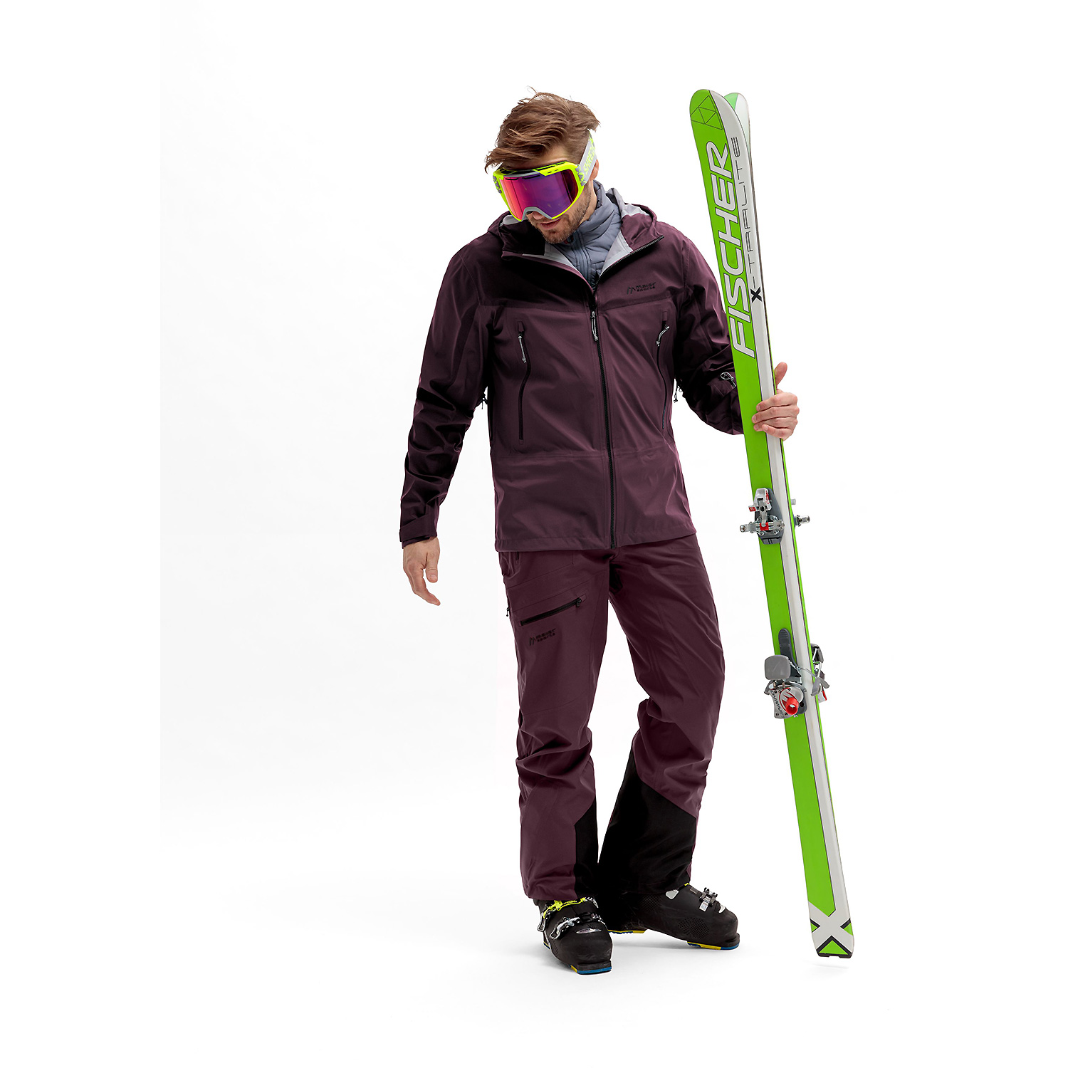 Herren Maier Sports Lila Marsicano 3lg M20318 58 Funktionsjacke