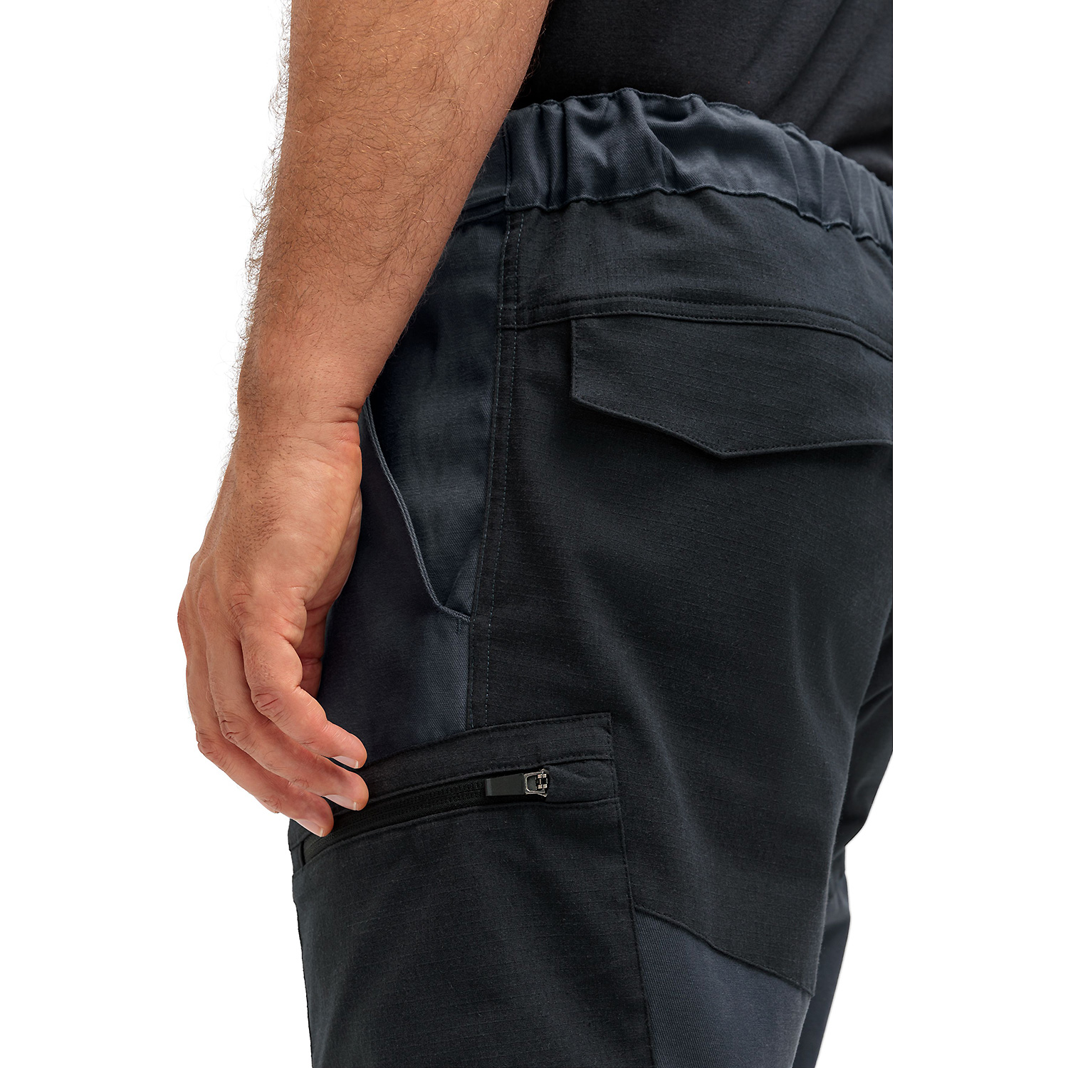 Herren Maier Sports Dunkelgrau Stoneflex M (kurz) M19009 25 Hose