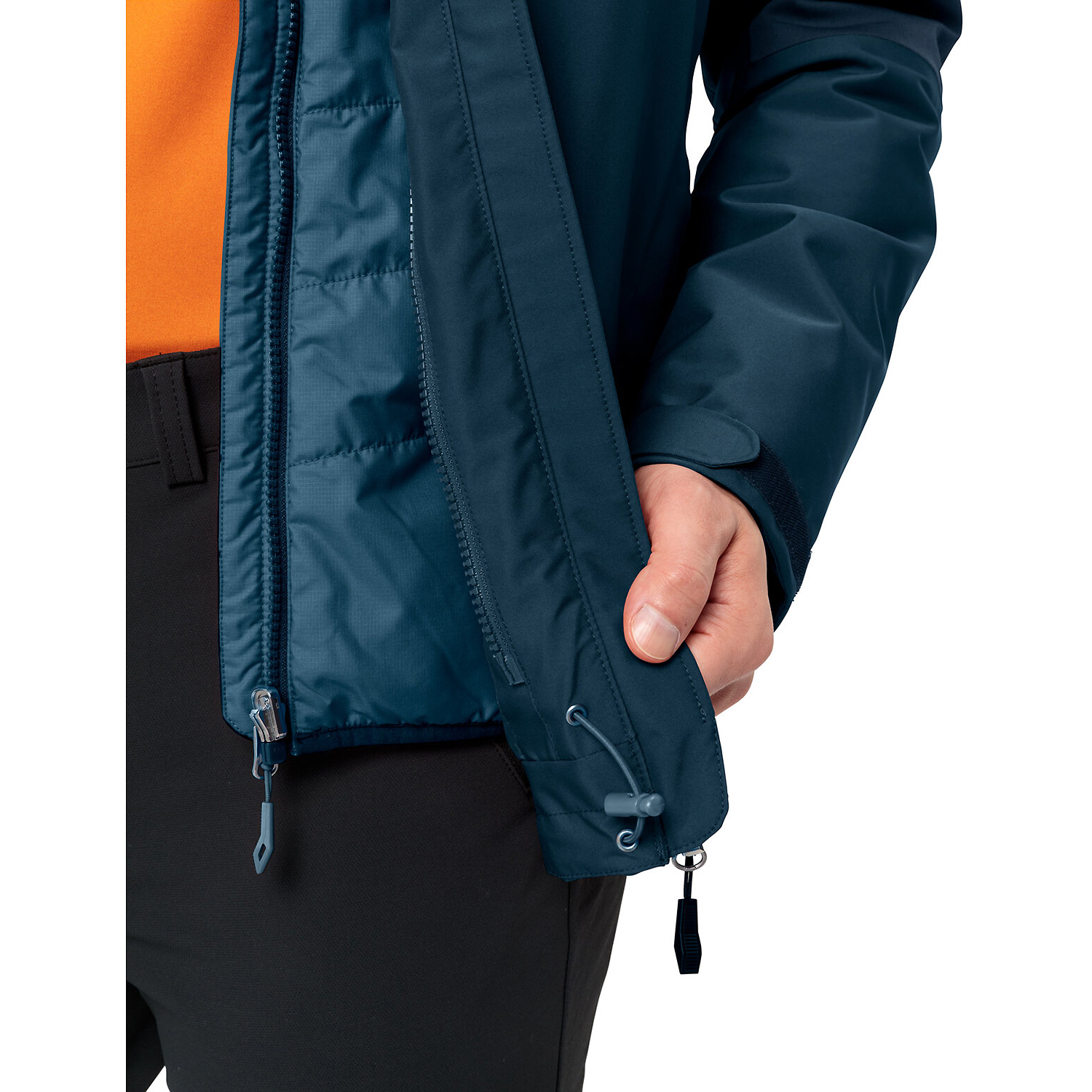 Herren Vaude Blau Me Miskanti 3in1 Jacket II 160 3XL Doppeljacke