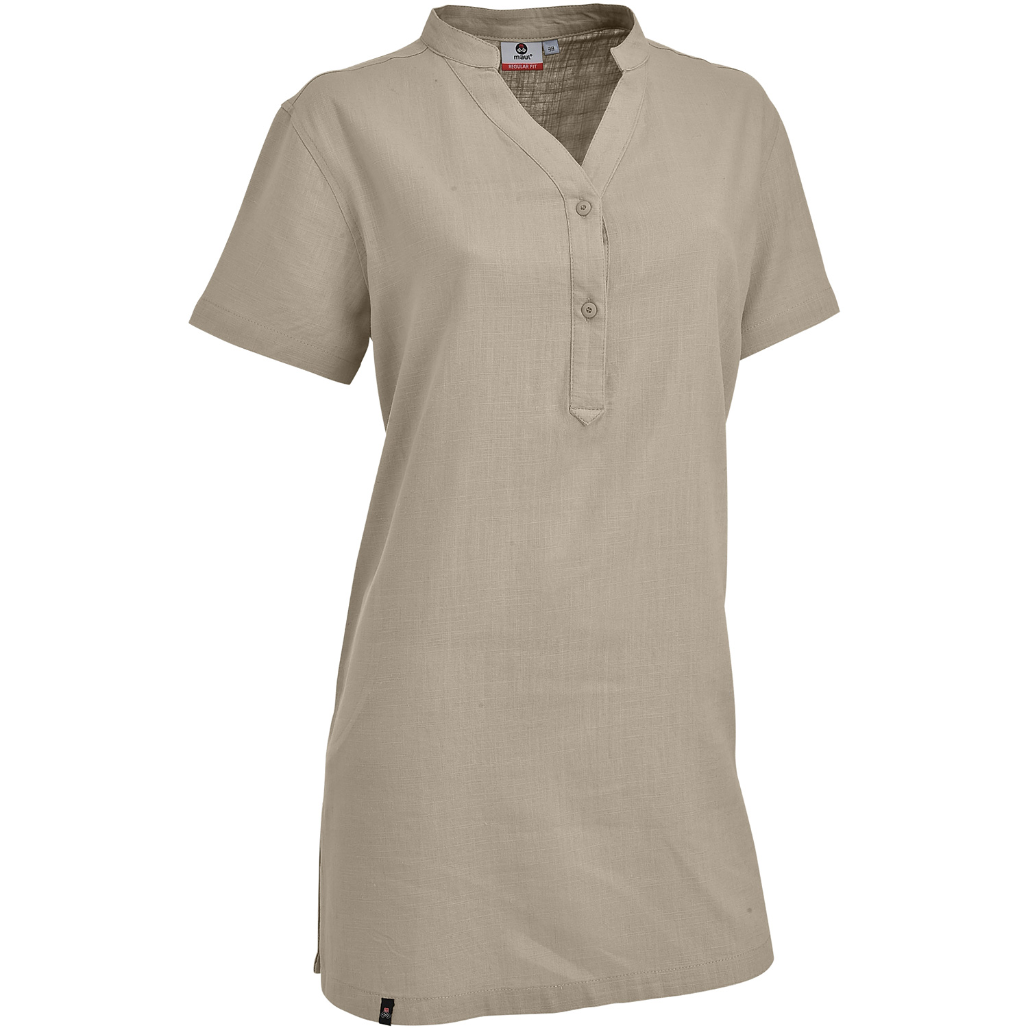 Damen Maul Sport Beige Lignano - Kleid in Leinenoptik 36 40 Kleid