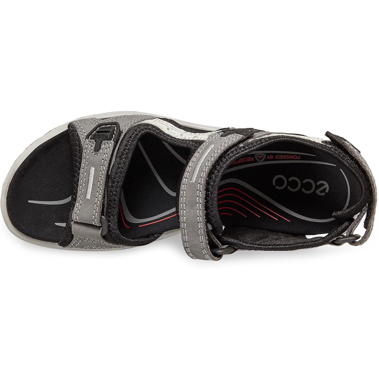 Damen ecco Grau ECCO YUCATAN W SANDAL 02244 35 Trekkingsandale