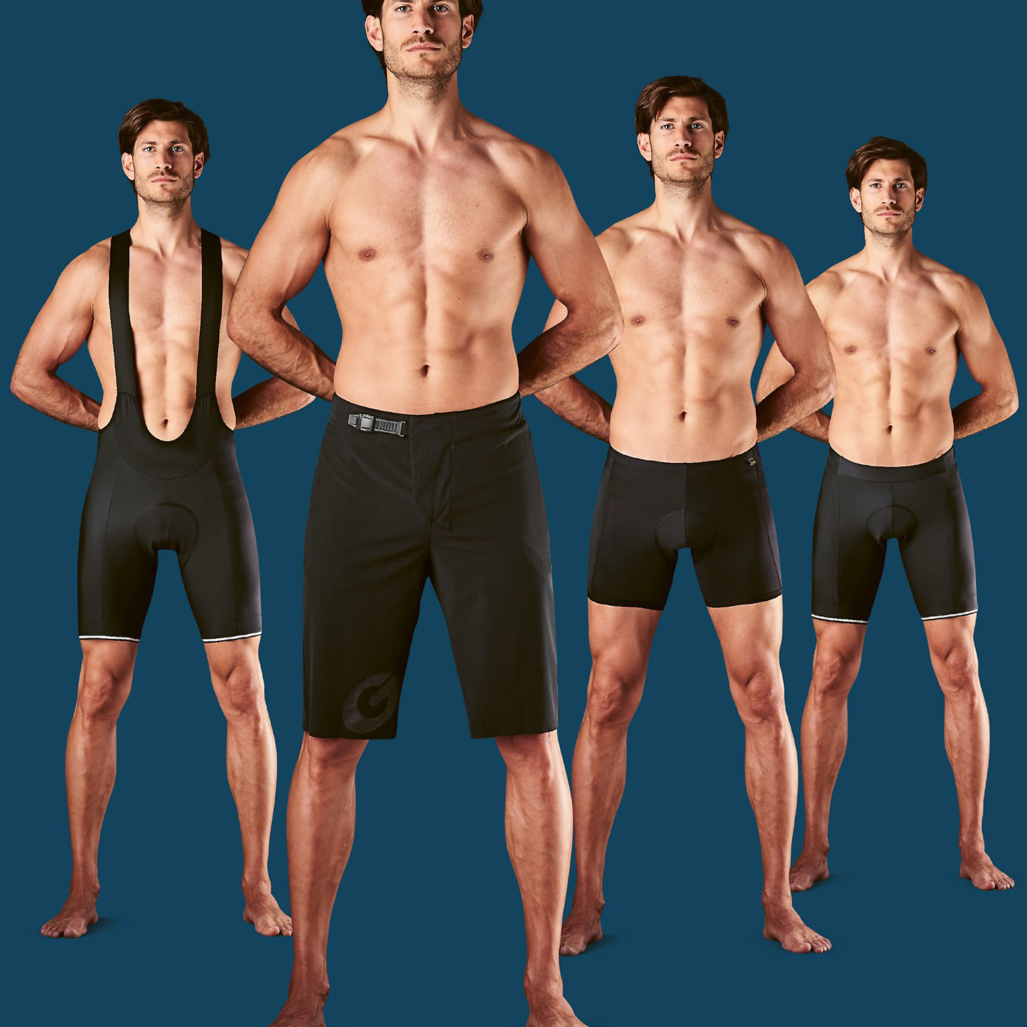 Herren Gonso Schwarz SITIVO M 9018 XXL Fahrradhose
