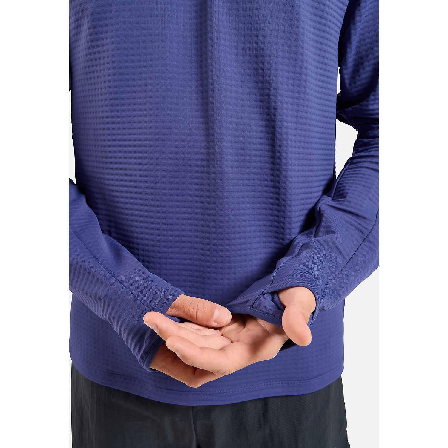 Herren Odlo Blau ESSENTIAL THERMAL Rollkragen