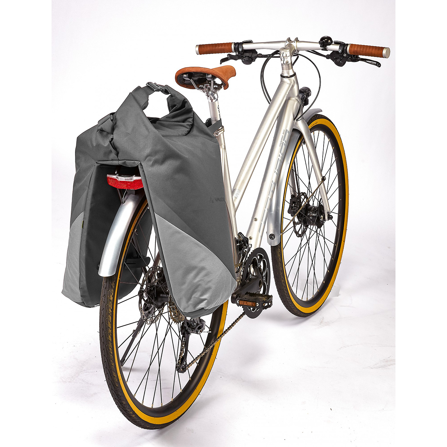 Unisex VauDe Schwarz Road Master Urban (Double) 010 - Fahrradtasche