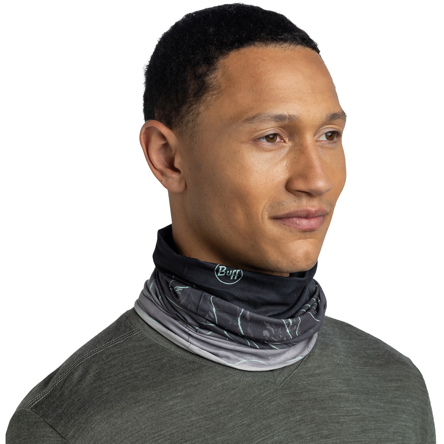 Herren Buff Schwarz Original EcoStretch Schal
