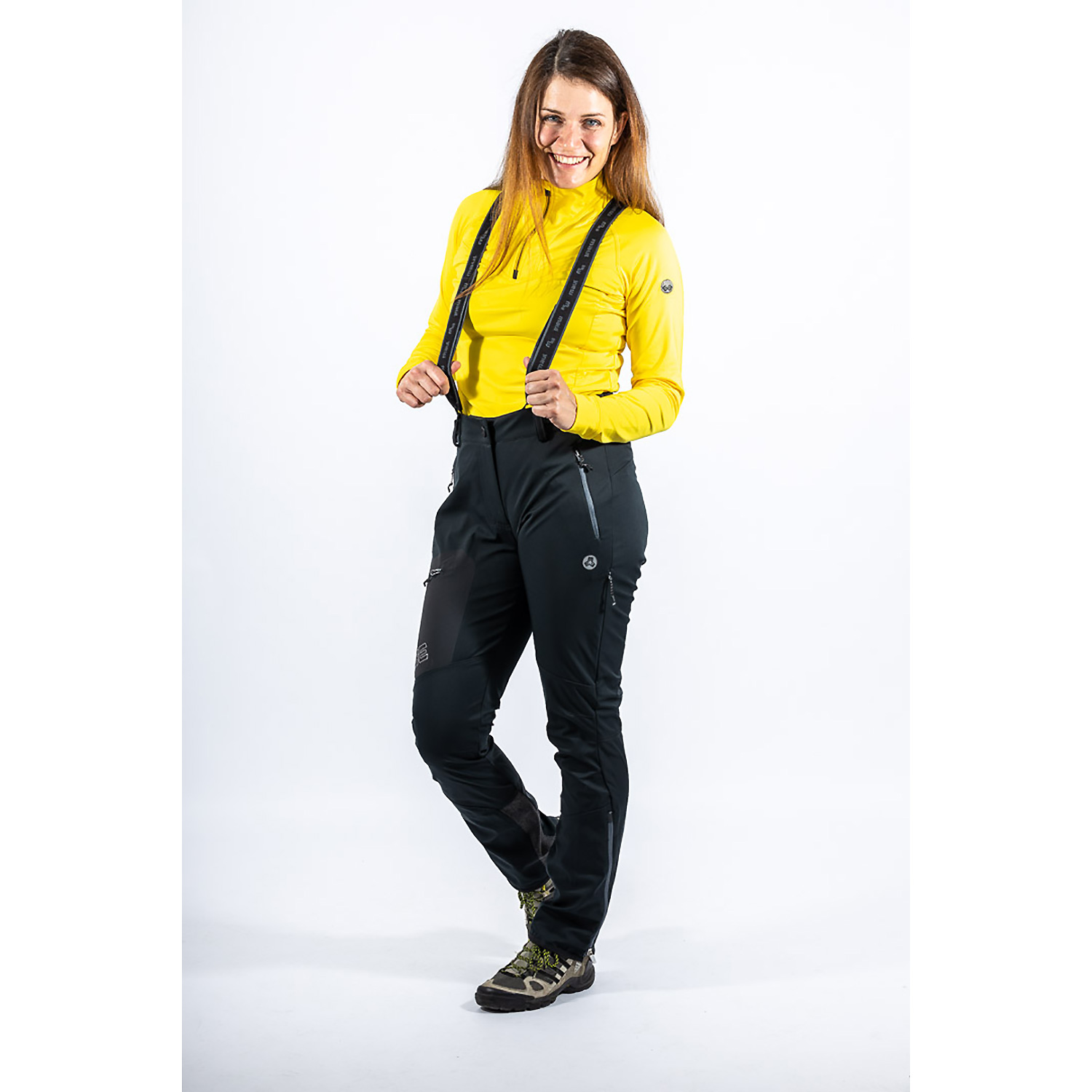 Damen Maul Sport Schwarz Brixen 2.0 - Strickfleecejacke 86 42 Unterjacke